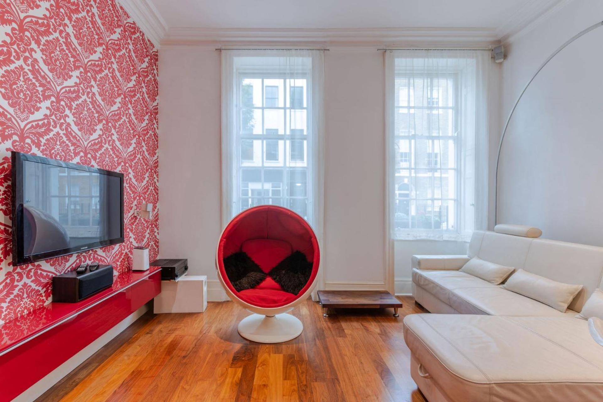 The "Red Room Apartment" - Fitzrovia - By Frankie Says Londres Extérieur photo